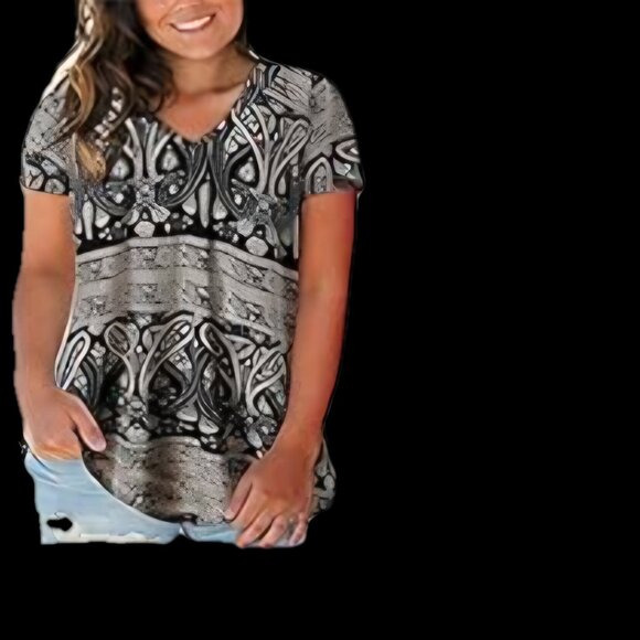 Aurissy V-neck Top - Picture 3 of 4